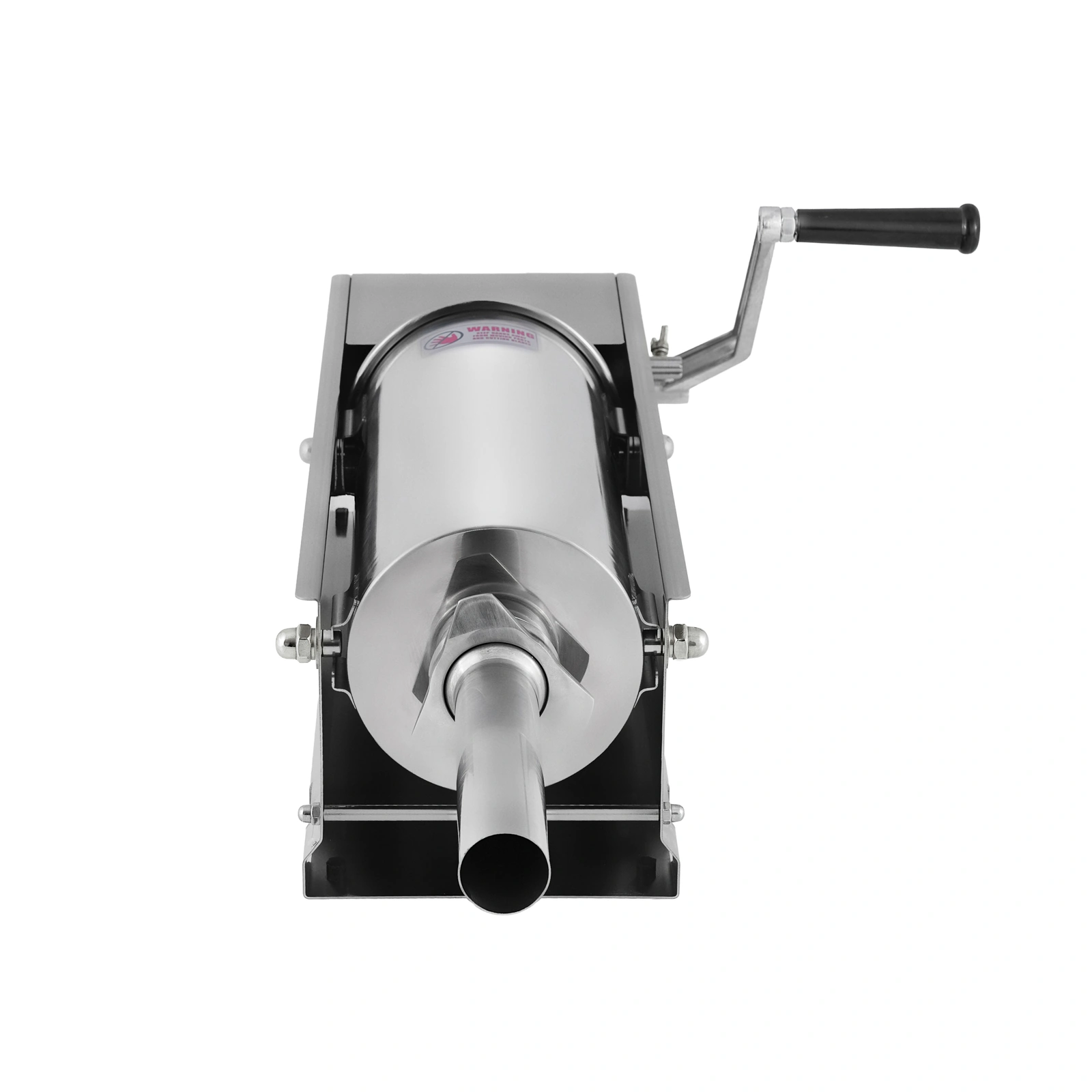 Шприц колбасный ZUVER Stuffer Horizontal 5 (SH-5) корпус нержавеющая сталь S/S201 (премиальная марка), крепкие шестерни, 2 скорости, 5 насадок, 2 уплотнительных кольца 5