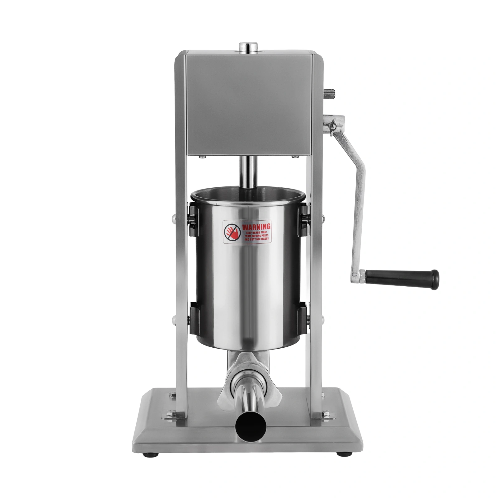 Шприц ковбасний ZUVER Stuffer Vertical 3 (SV-3) корпус нержавіюча сталь S/S201 (преміальна марка), міцні шестерні, 2 швидкості, 5 насадок, 2 ущільнювальні кільця 3