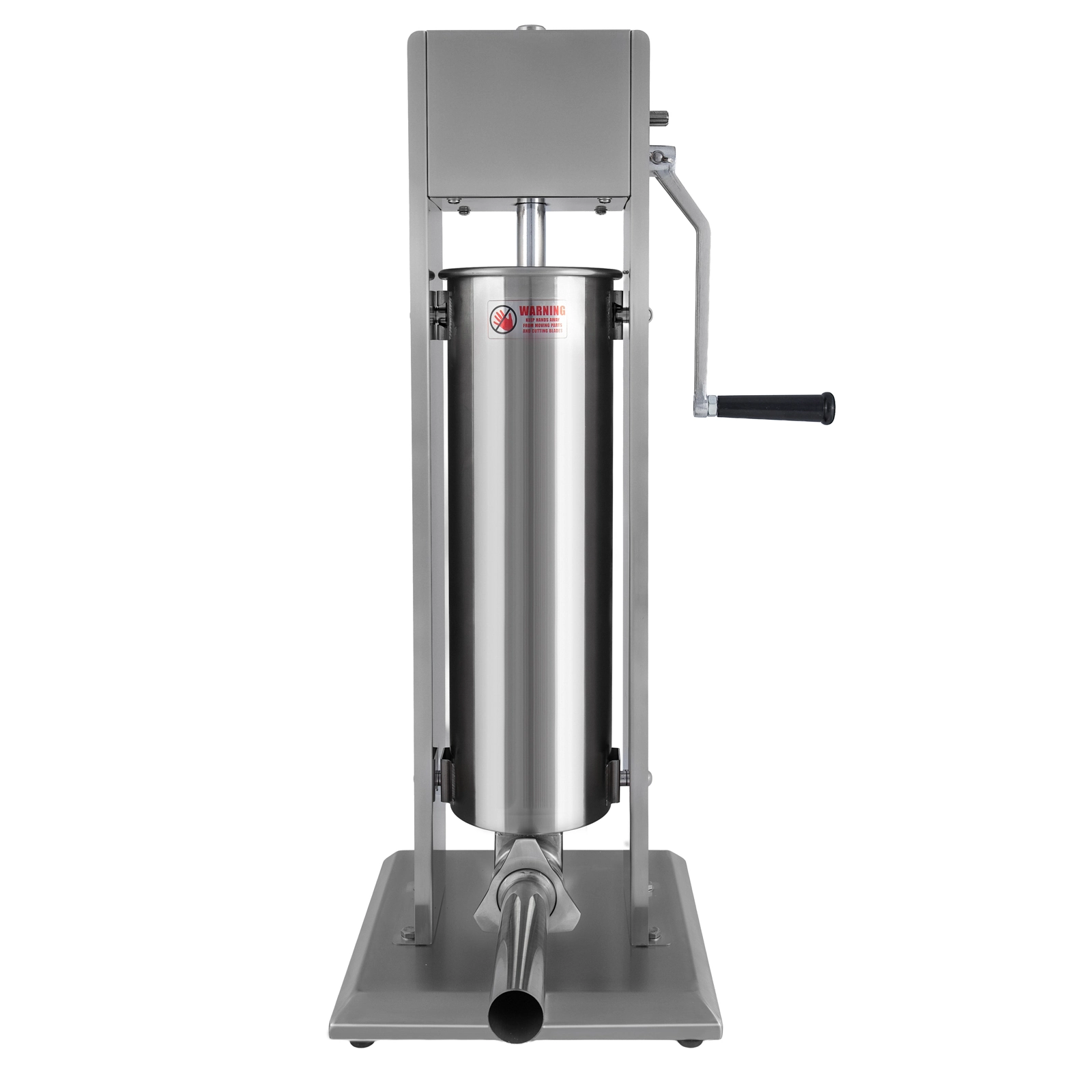 Шприц колбасный ZUVER Stuffer Vertical 7 (SV-7) корпус нержавеющая сталь S/S201 (премиальная марка), крепкие шестерни, 2 скорости, 5 насадок, 2 уплотнительных кольца 4