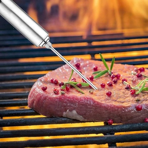 Шприц кухонний з нержавіючої сталі для маринування м'яса та птиці ZUVER MEAT-3 4