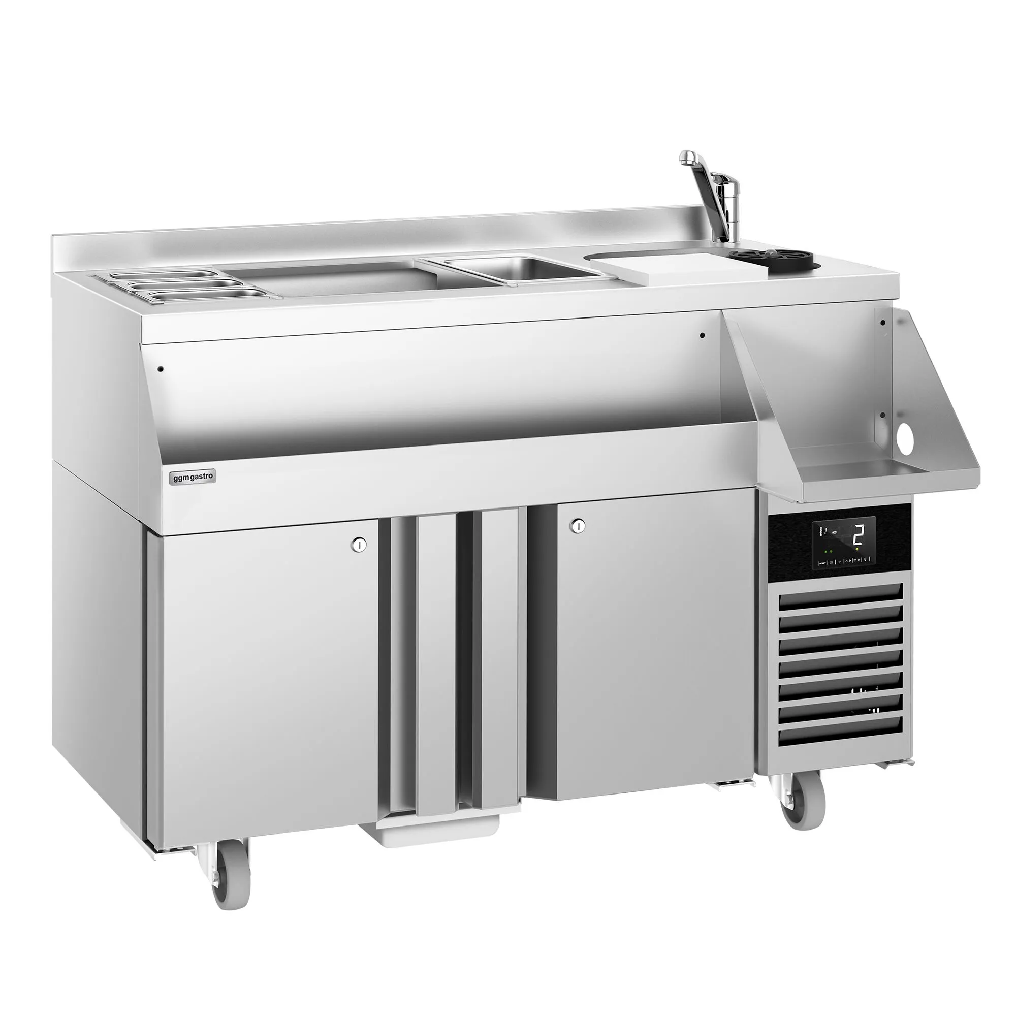 Стол холодильный барный GGM-Gastro BGKF150 1