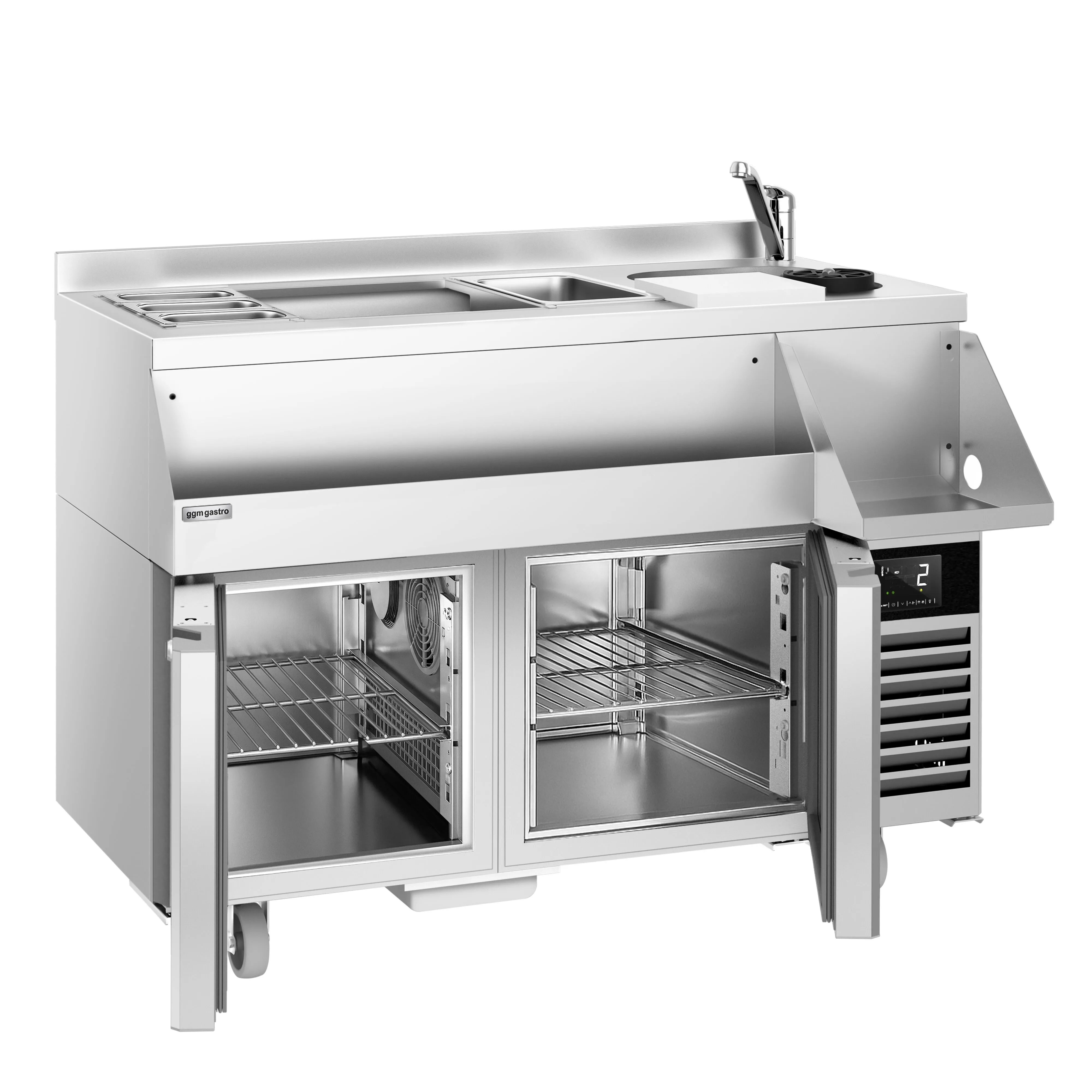 Стол холодильный барный GGM-Gastro BGKF150 2