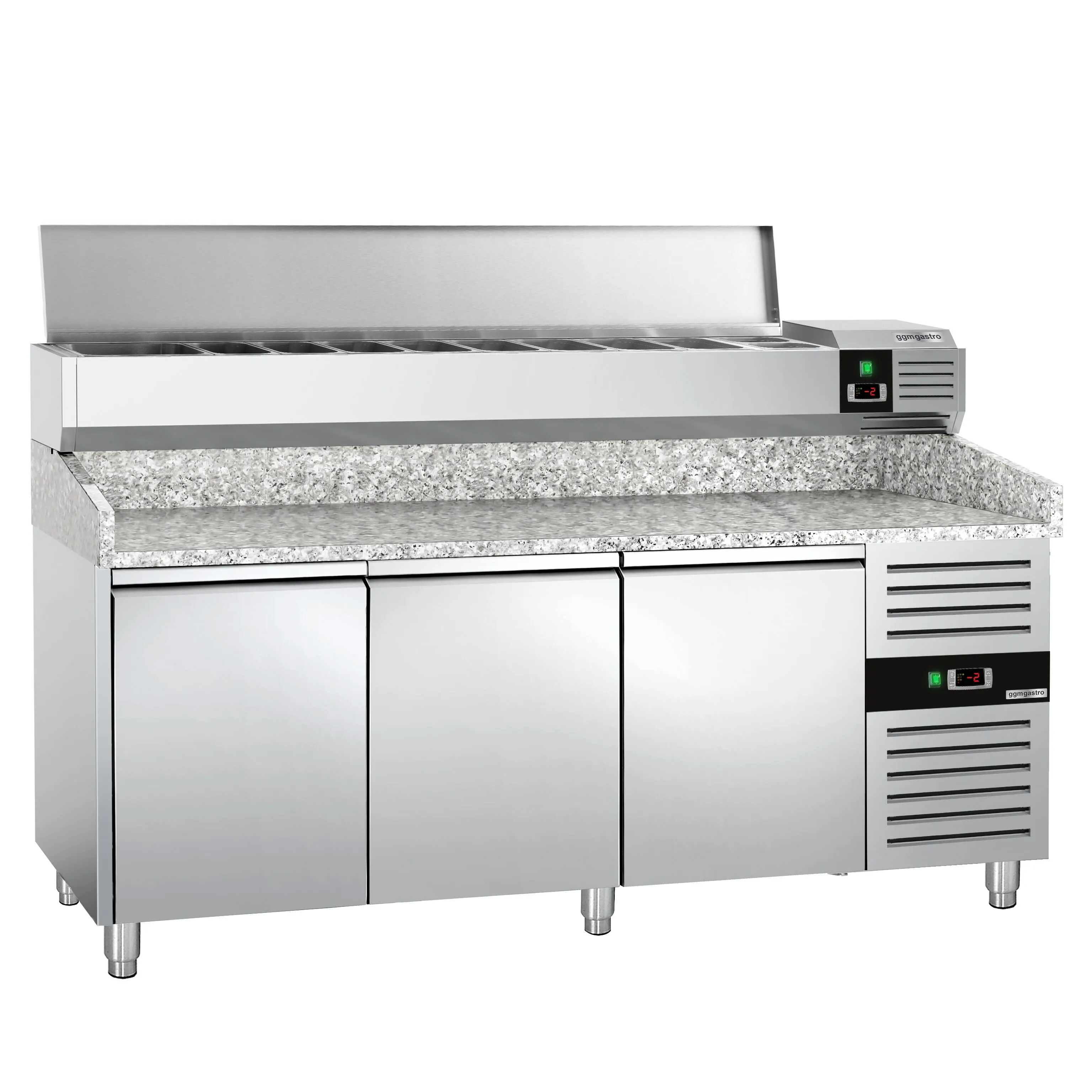 Стол холодильный для пиццы PREMIUM GGM-Gastro POS208ND#AGG204END 1