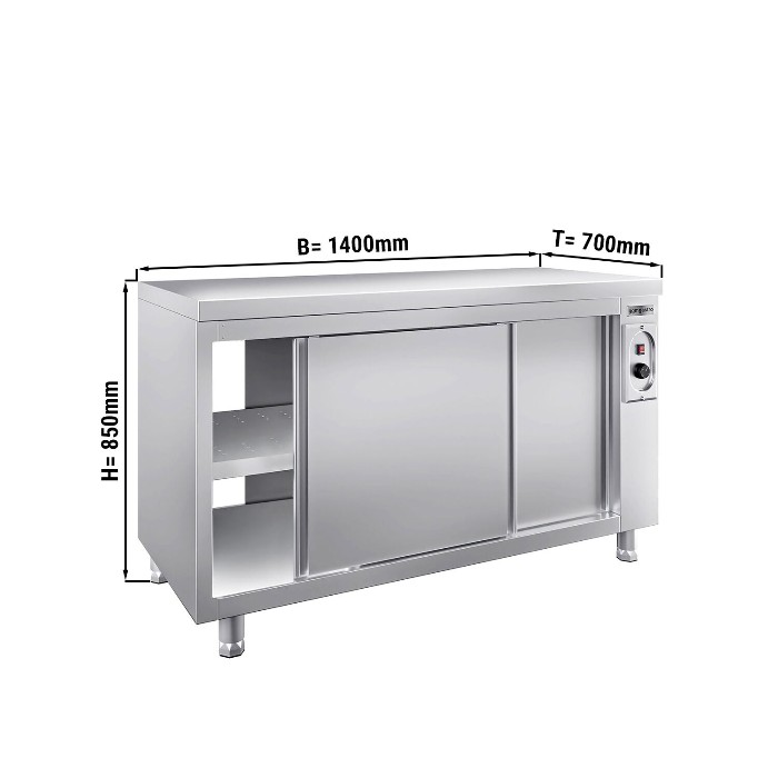 Стол тепловой PREMIUM  1,4 m GGM Gastro WDR147 1