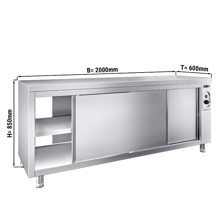 Стол тепловой PREMIUM 2,0 m GGM Gastro WDR206 0