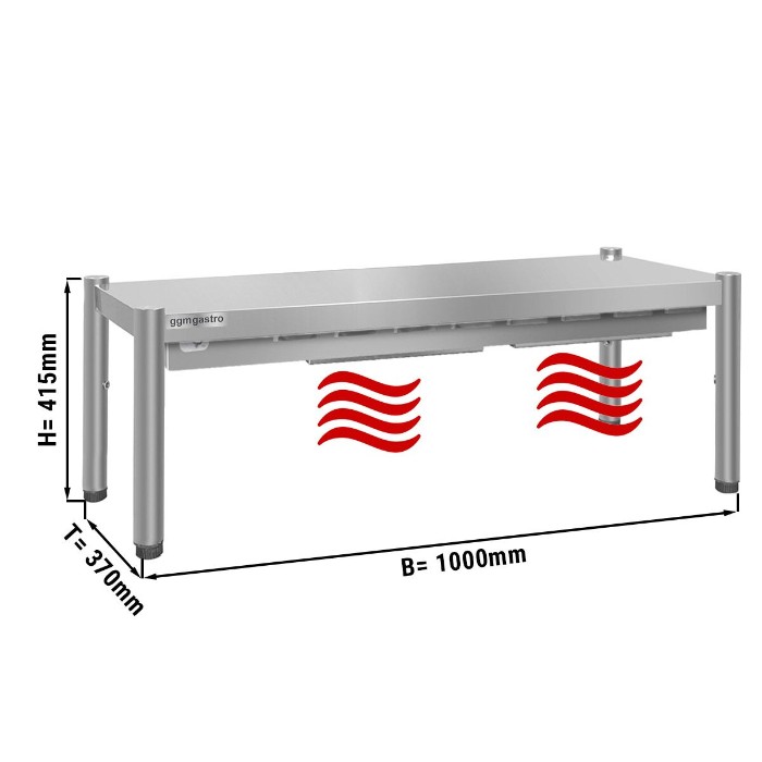 Тепловой мост PREMIUM  1,0 m (высота: 0,4 m / 1 уровень) GGM Gastro AB1K104#KBK9-2 0