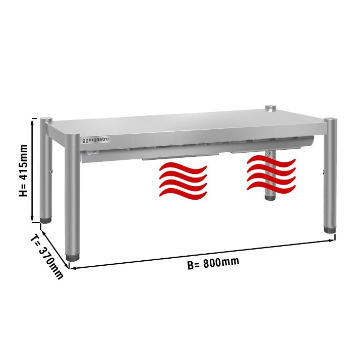 Тепловой мост PREMIUM  0,8 m (высота: 0,4 m / 1 уровень) GGM Gastro AB1K84#KBK7-2 0