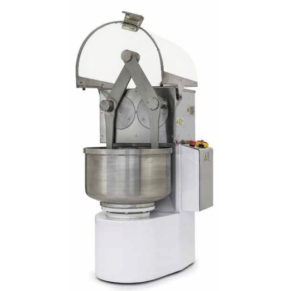 Тестомес с удлинёнными кронштейнами (объём 140 л/ 80 кг) GGM Gastro TKAZ80 1