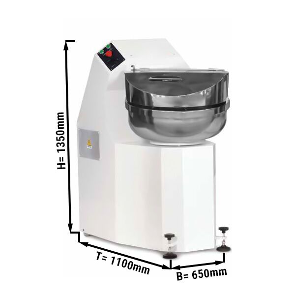 Тестомес (объём 52 л/ 35 кг) GGM Gastro TKMBZ35 1