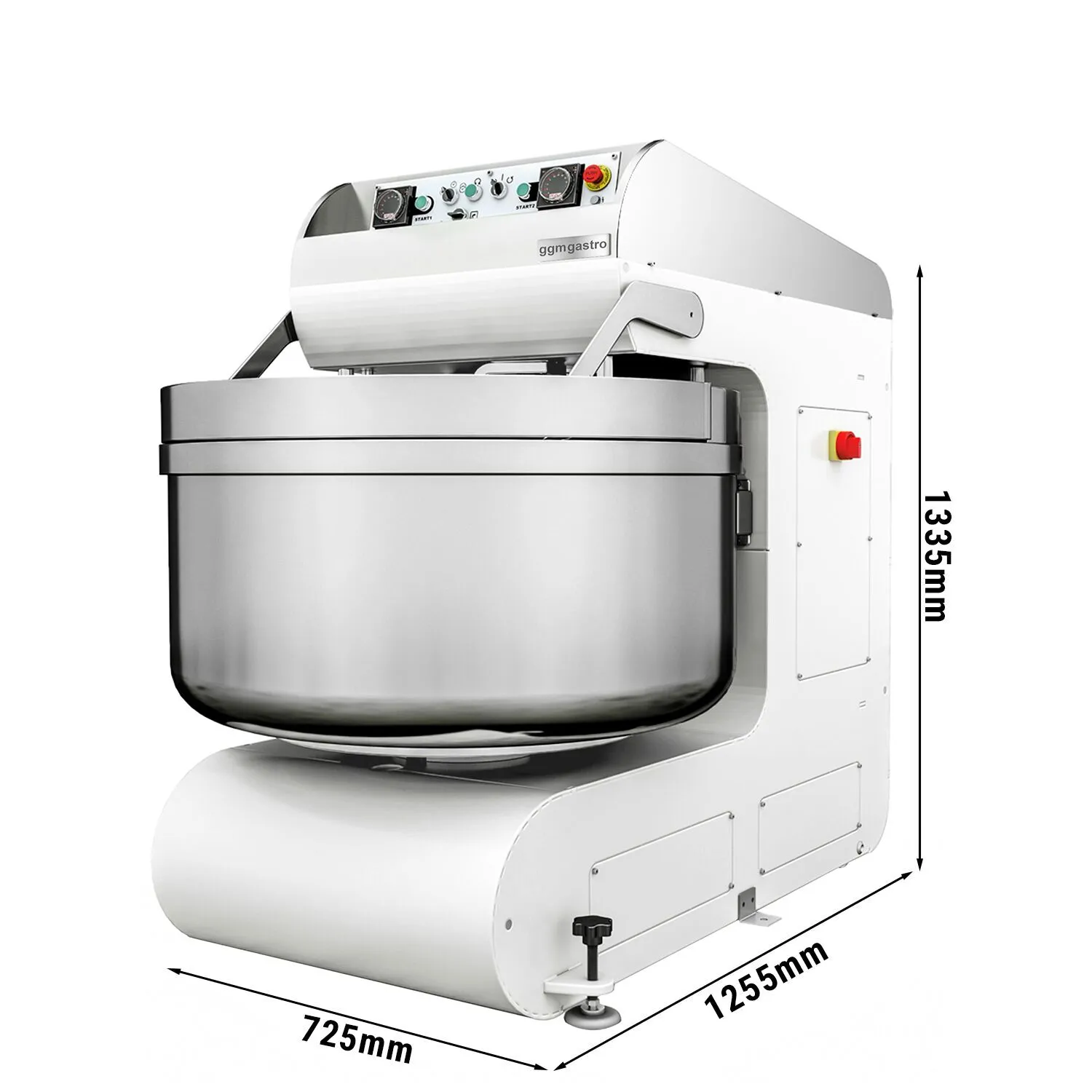 Тестомес спиральный пекарский PREMIUM PLUS GGM-Gastro STKMMK100 0