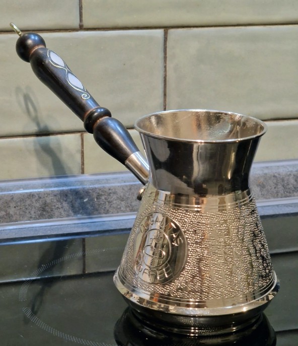 Турка для приготовления кофе по-турецки 650ML медная для электрической плиты 1