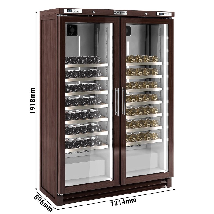 Винний холодильник PREMIUM PLUS-700 л GGM Gastro WKI700 0