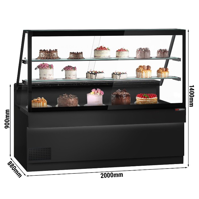 Витрина холодильная - 2,0 м GGM Gastro KTE200-S 0