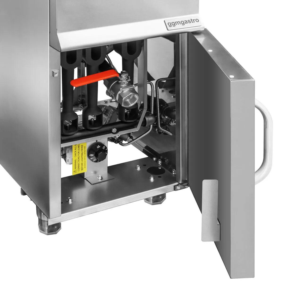 Высококачественная газовая фритюрница 16 L / 27kW GGM Gastro GFK481-16 2