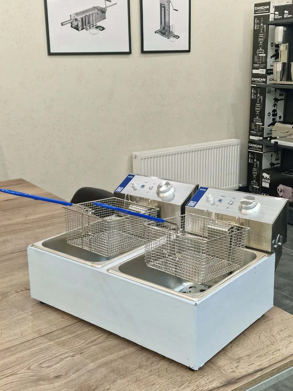 Фритюрниця професійна ZUVER Eldorado 2-6 5000W з захистом від перегріву 7