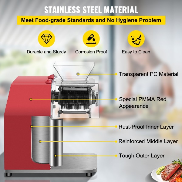 Комерційна машина для різання м'яса Zuver 850W 6