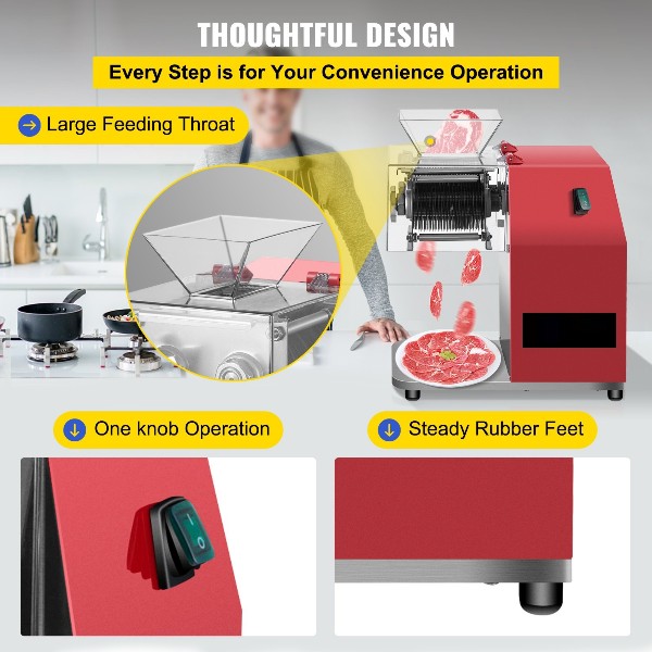 Комерційна машина для різання м'яса Zuver 850W 5