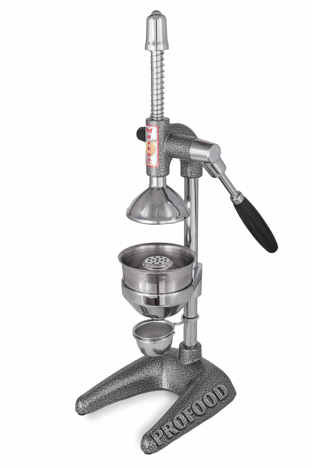 Прес для цитрусових та гранат з ручкою Maskot Destek PCA2-P1 Gumus 6.3kg чорне срібло колір рейковий тип 8694510340026 2