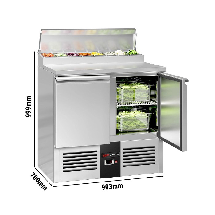 Холодильный стол саладетта PREMIUM GGM Gastro SAG97AND 0