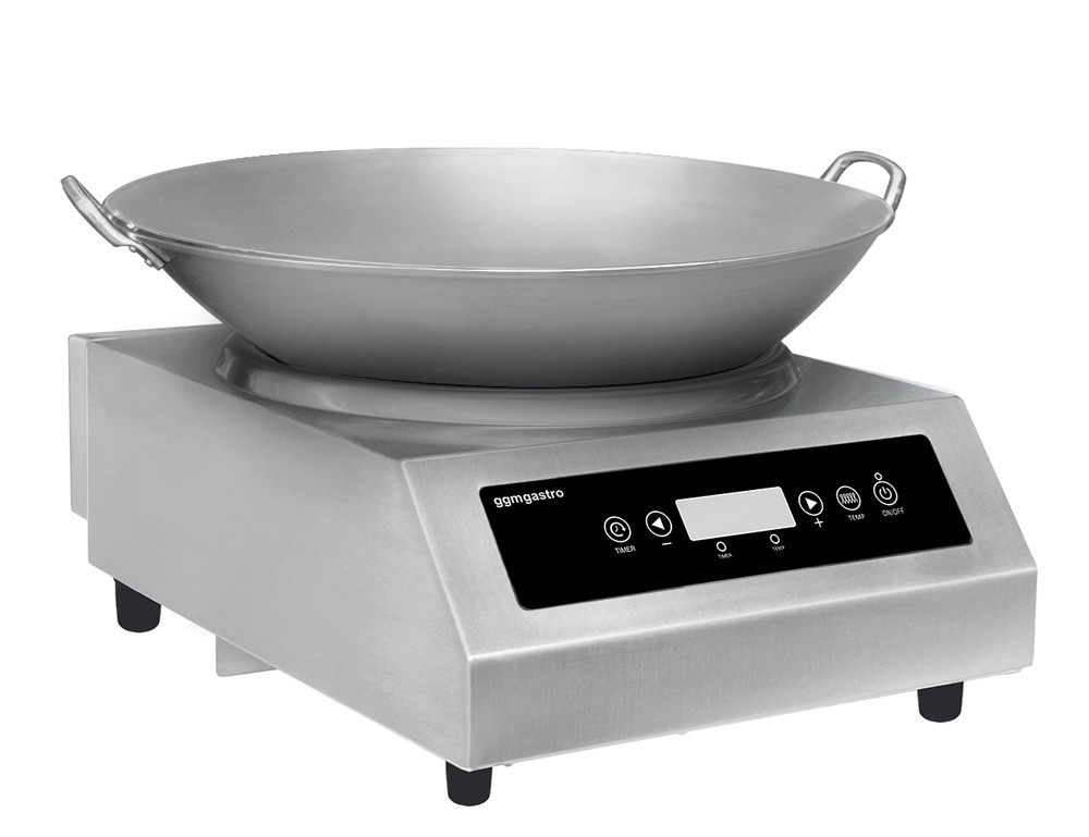 Индукционная плита вок (wok) 3,5 кв GGM Gastro IDS8