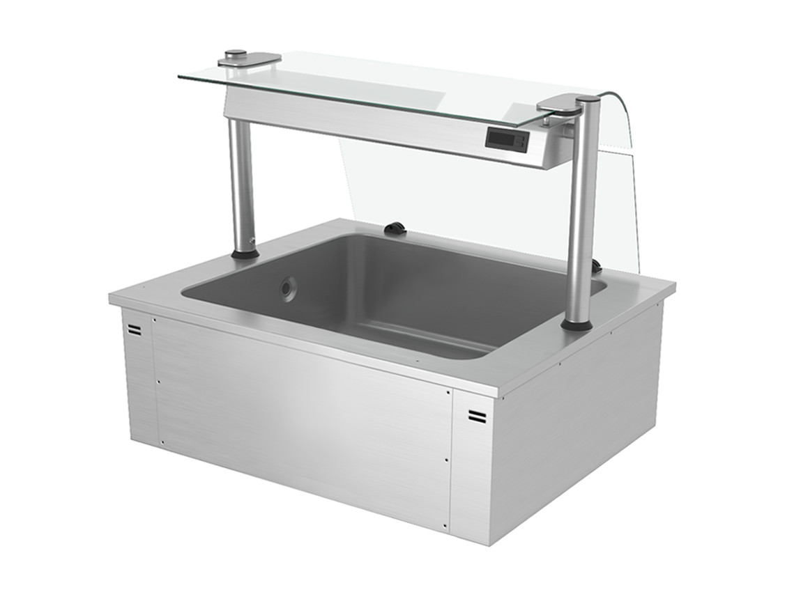 Встроенная ледяная ванна 0,8 м - Серия C GGM Gastro EA86C