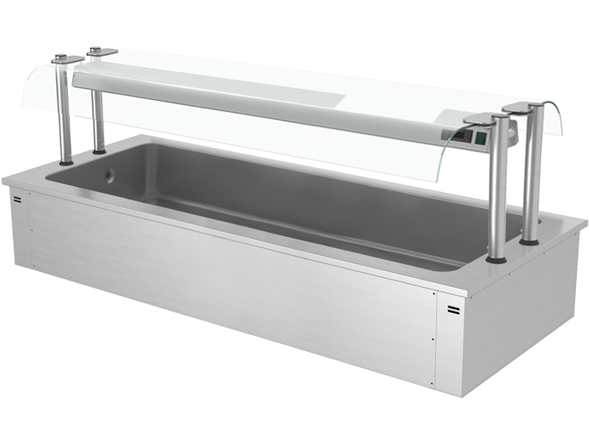 Встроенная ледяная ванна 2,1 м - Серия D GGM Gastro EA216D