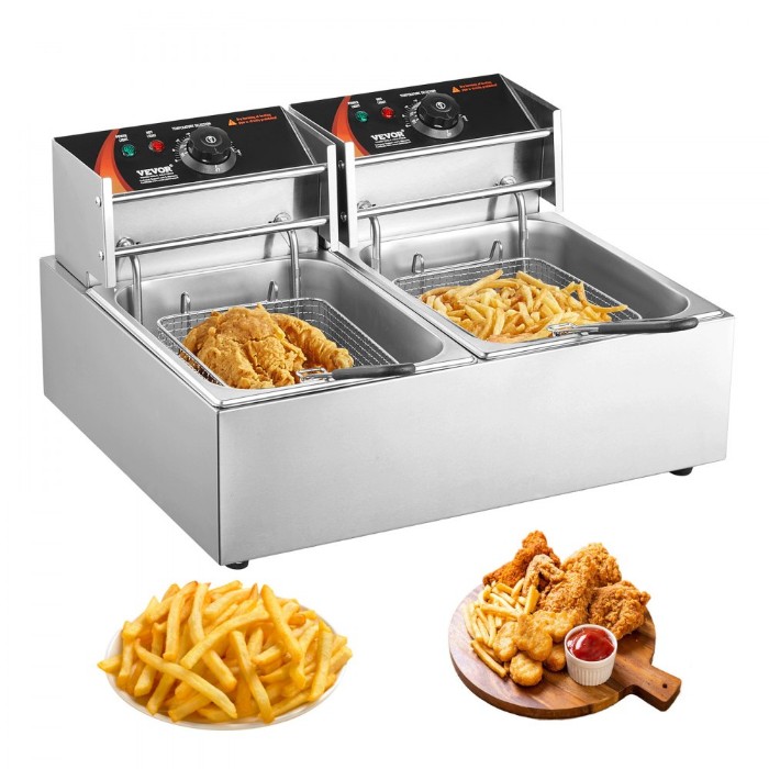 Фритюрница VEVOR 2500W+2500W
