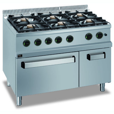ПЛИТА APACH APRG-117FG/PL 6-ти конфорочная газовая из дух.