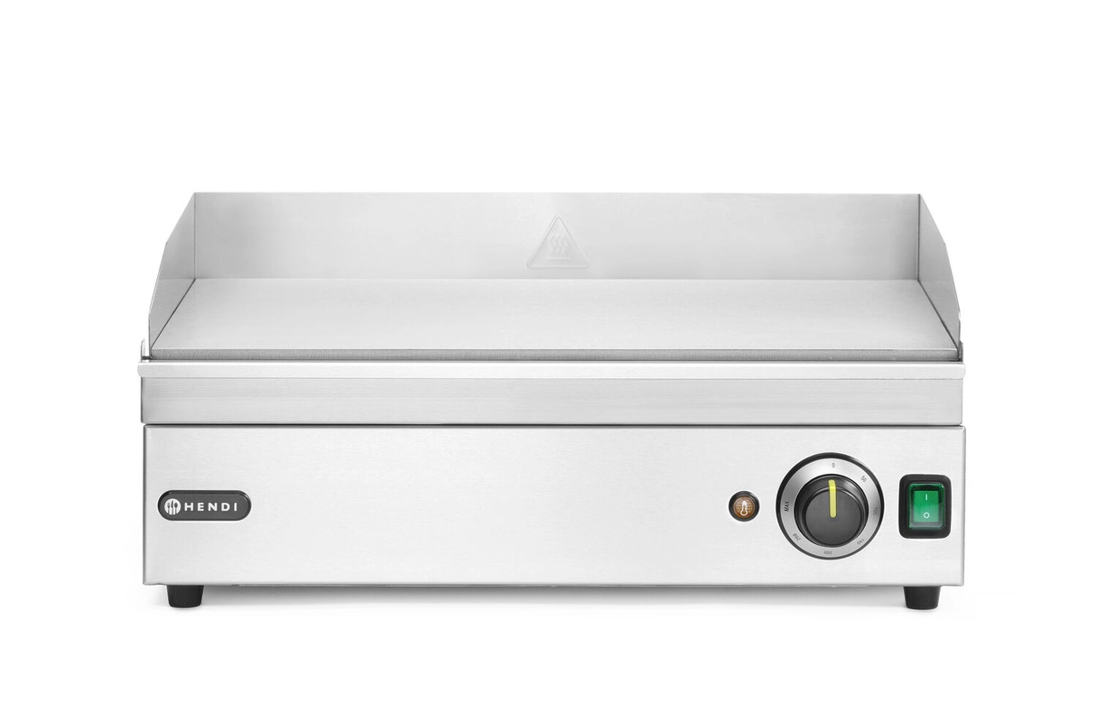 Поверхность для жарки - гладкая, Kitchen Line, 220-240В/2400Вт, 527x404x(H)233мм 154939 Hendi Stainless steel