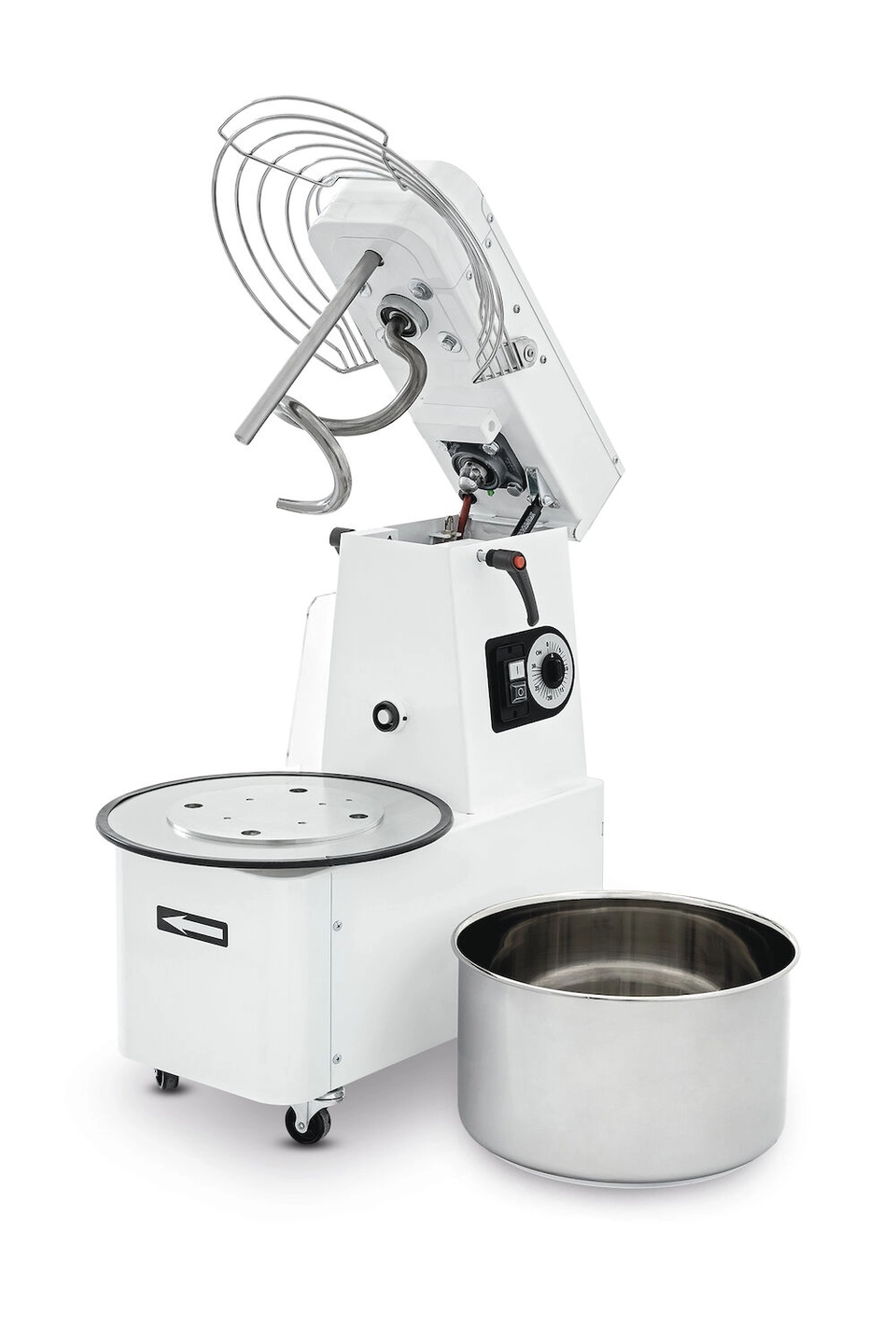 Тестомес спиральный со съемной дежой - 32 л, Prismafood, 400V/1100W, 435x750x(H)810mm 1I054035 Hendi Stainless steel;18/10 Stainless steel