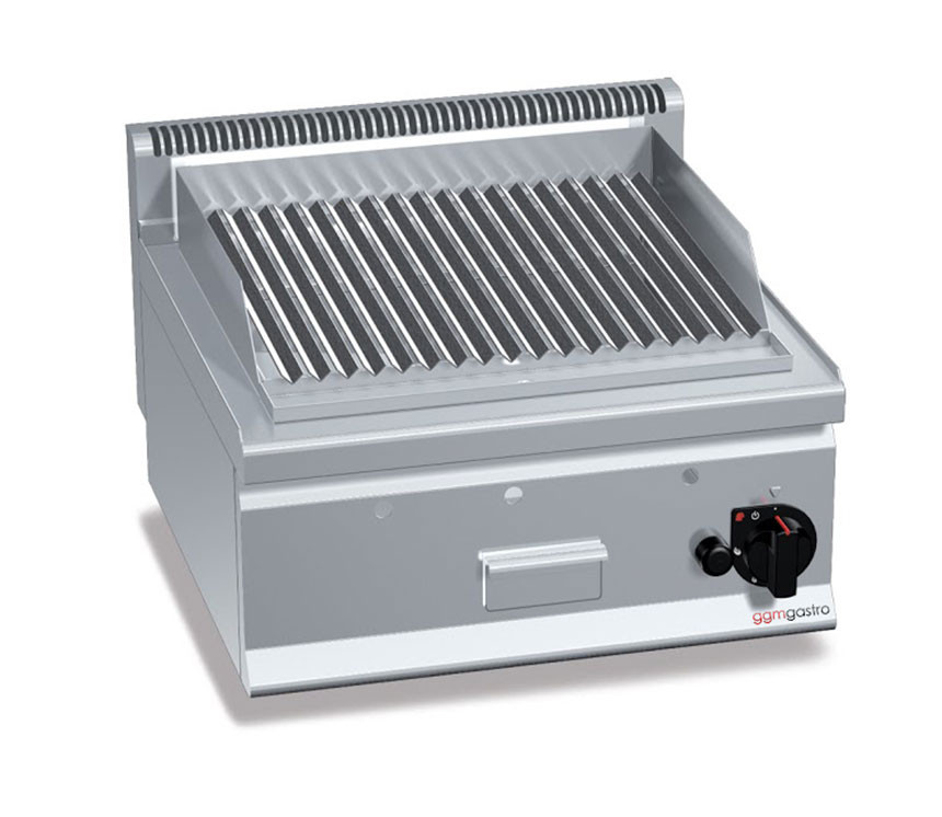 Гриль з вулканічною лавою Газ (8 кВт) GGM Gastro GLB663C