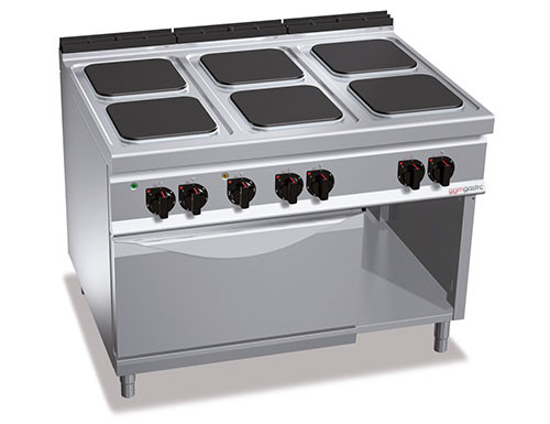 Электрическая плита с 6 конфорками GGM Gastro EHB199H+EB8S
