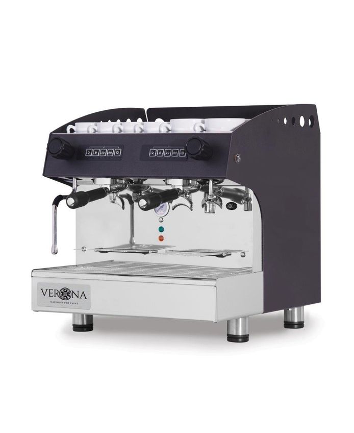 Кавомашина Hendi 207499 JULIA Compact, 2 групи, автоматична, чорна