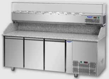 Стіл піцерійний Tecnodom PZ03EKOGN + VR3203VD