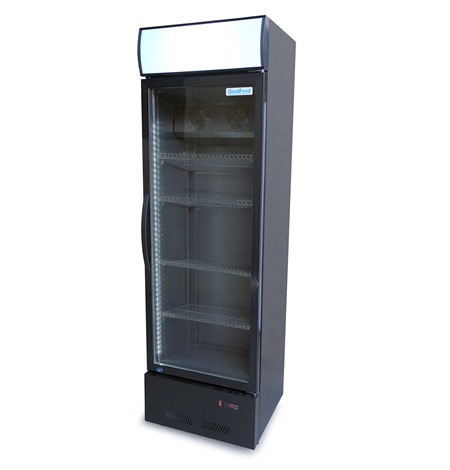 Шкаф холодильный для напитков GoodFood BC360BB2LED черный