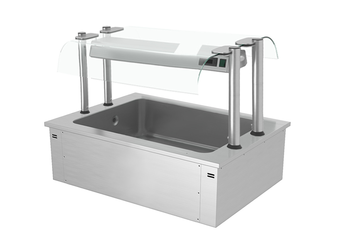 Встроенная ледяная ванна 1,1 м - Серия D GGM Gastro EA116D
