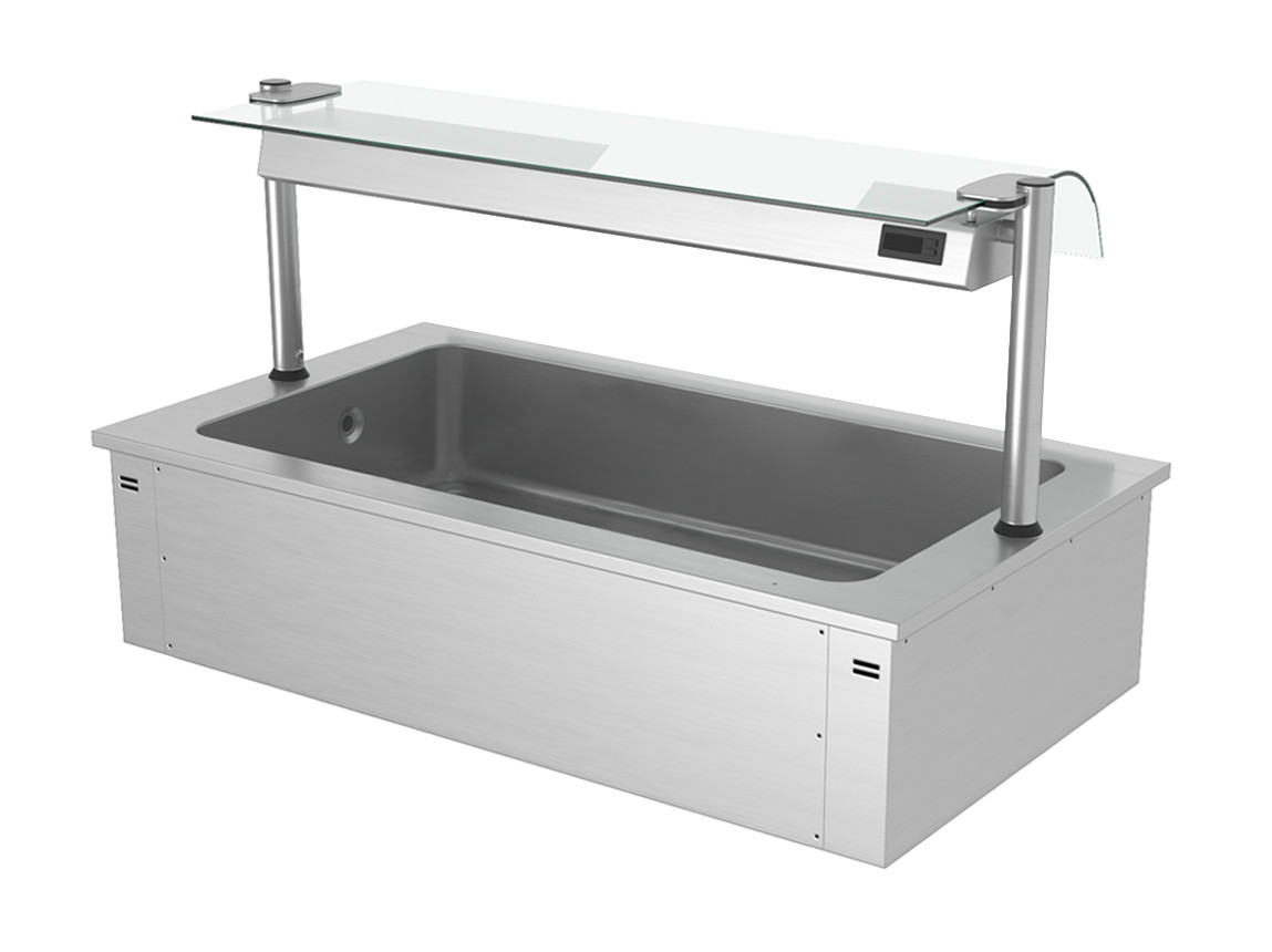 Встроенная ледяная ванна 1,5 м - Серия B GGM Gastro EA156B