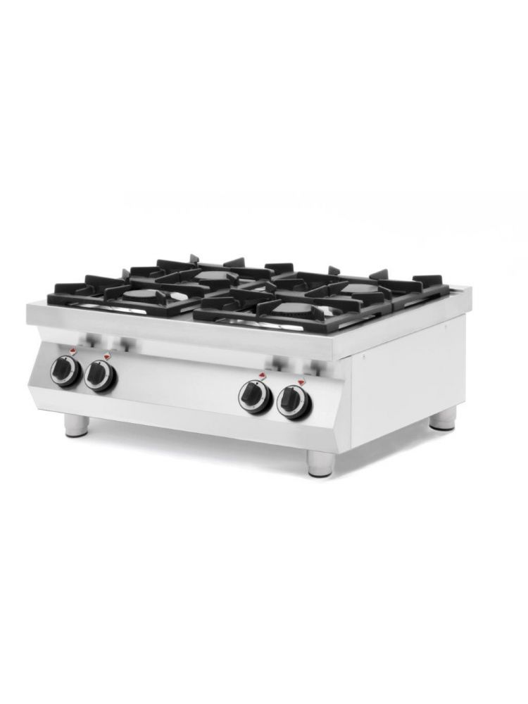 Плита газова 6-ти конфорочна Hendi 227398 Kitchen Line, настільна