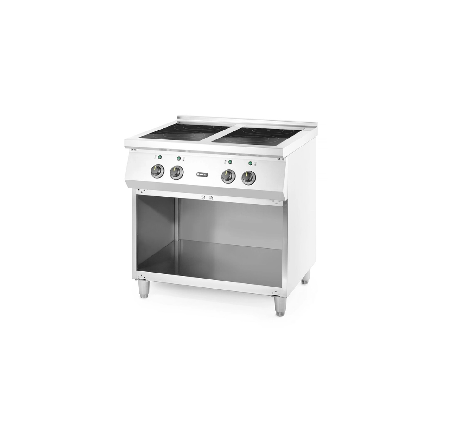 Индукционная плита на 4 конфорки, HENDI 237687, 400V/17000W, 800x700x(H)870mm