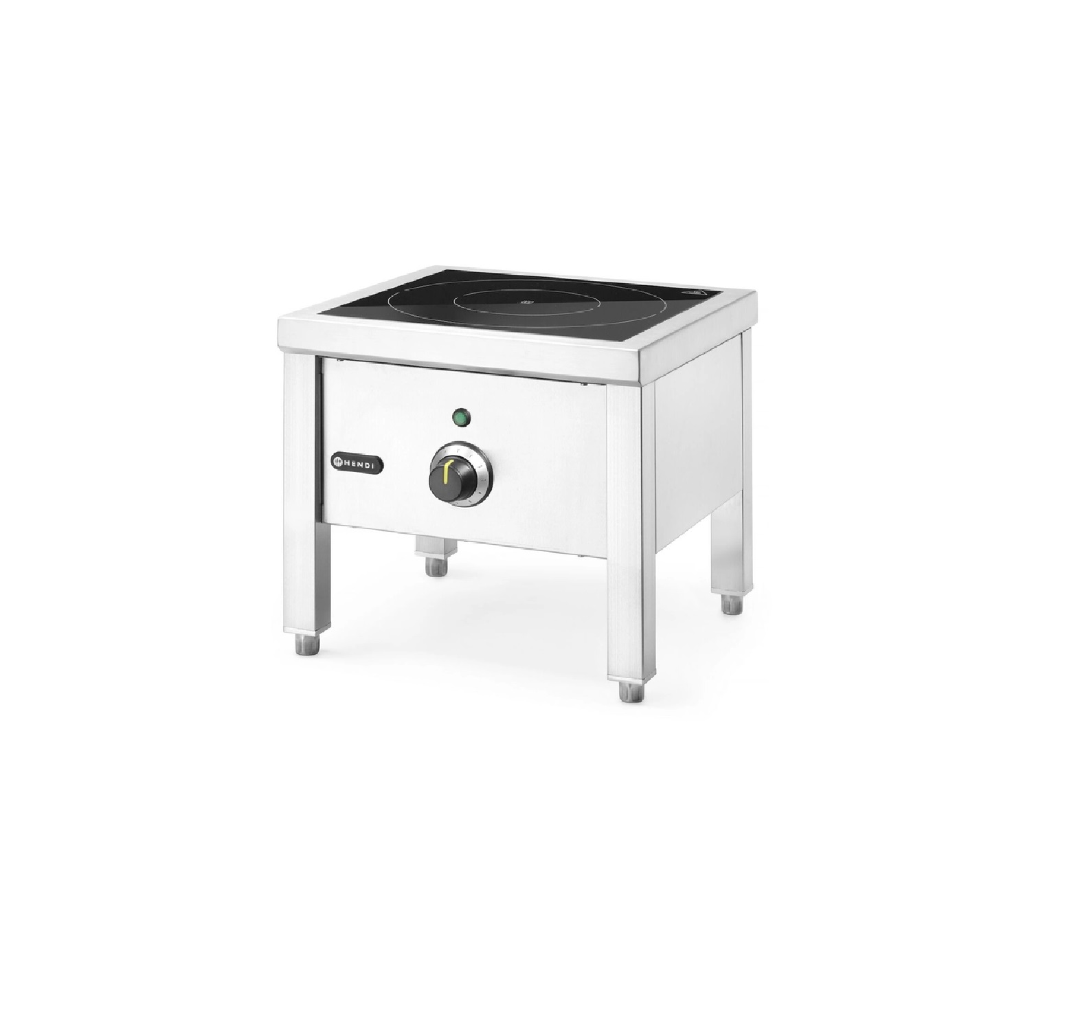 Индукционная плита высокой мощности, HENDI 237670, 400V/5000W, 400x400x(H)380mm
