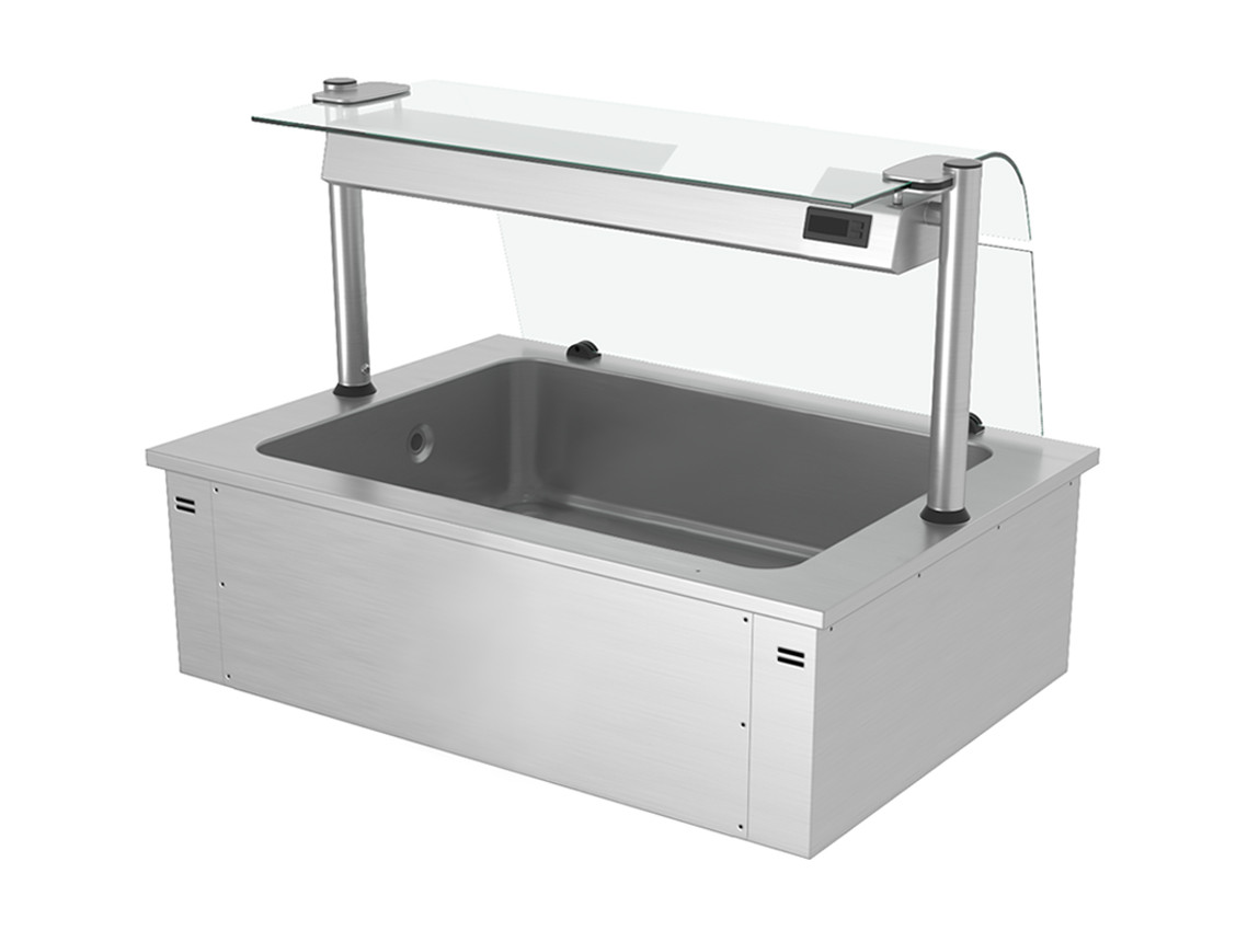 Встроенная ледяная ванна 1,1 м - Серия GGM Gastro EA116C