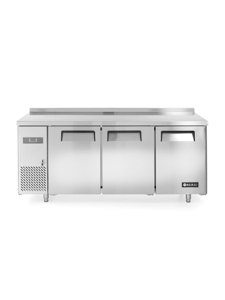 Стіл морозильний Hendi 233399 Kitchen Line 600 - 3-дверний, з бічним розташуванням агрегату