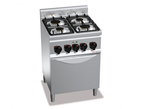 Плита газовая с 4 конфорками GGM Gastro GHB871P+GB8