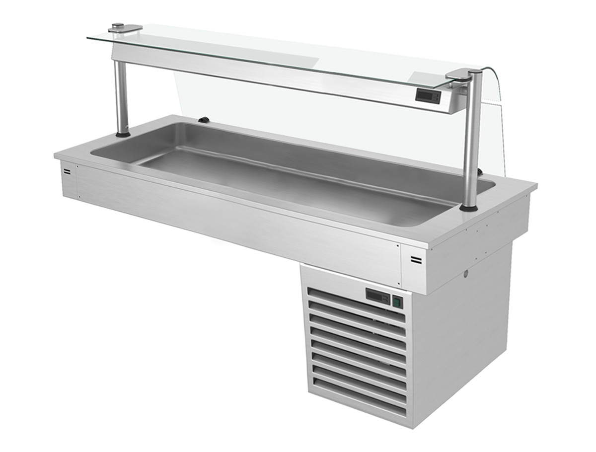 Встроенная охлаждающая ванна 1,5 м - Серия C GGM Gastro KA156C