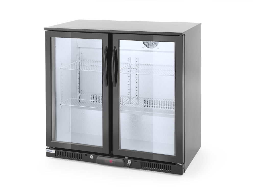 Шафа холодильна Hendi 235829, 2-дверна 228 Л - 230V / 215W - 2/10˚C - 900x500x(H)900 mm