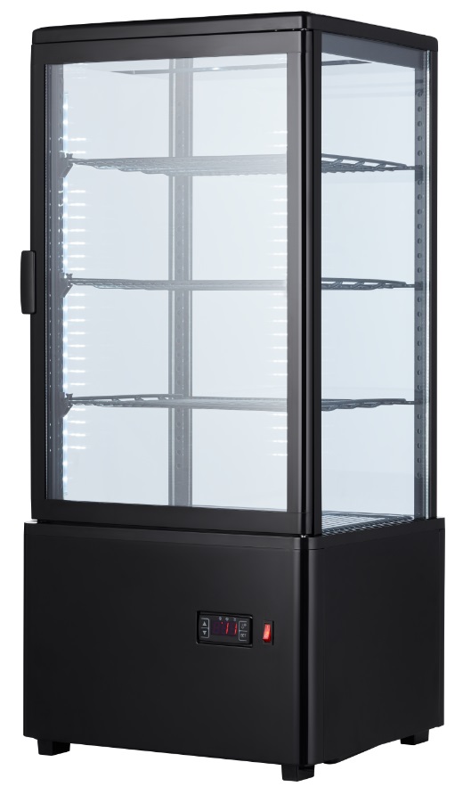 Шкаф-витрина холодильная REEDNEE RT78B black (RT78L)