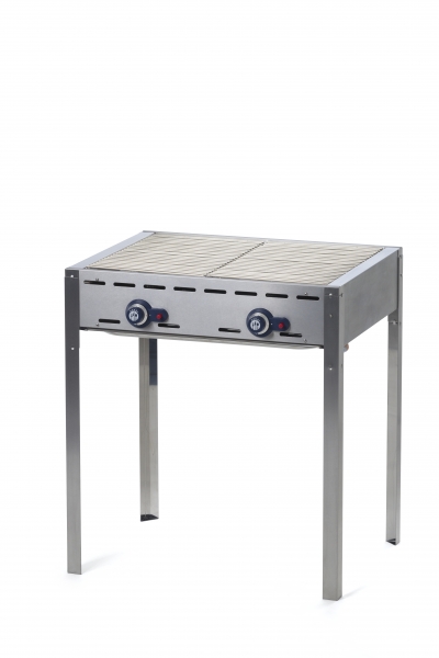 Гриль газовий Green Fire Kitchen Line - 2 пальники 740x612x(H)825 мм, 11,6 кВт