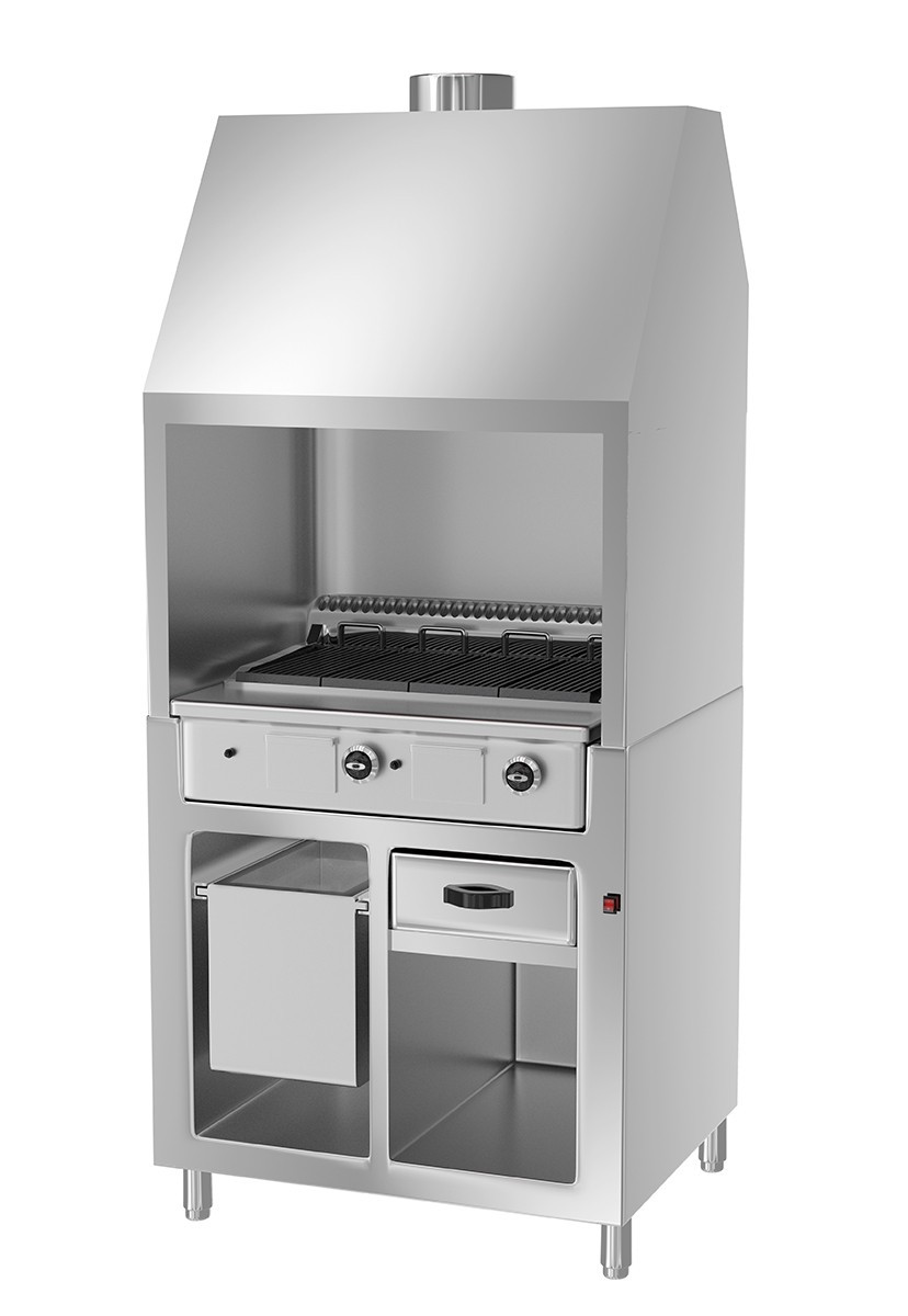 Газовий гриль - 0,96м GGM Gastro HKGE1000E#GGE800