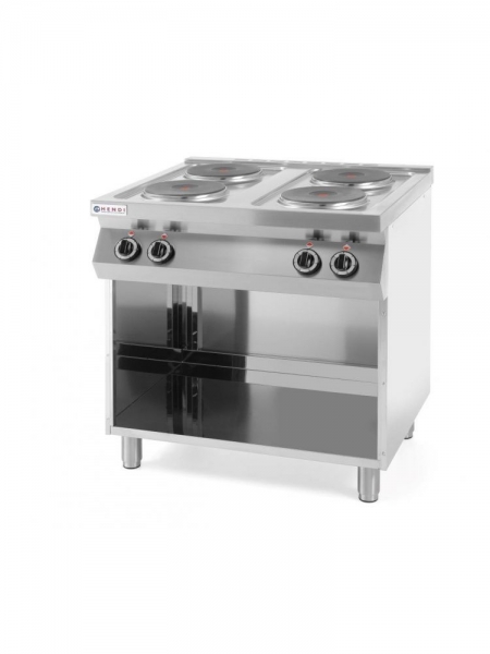 Плита електрична 4-х конфорочна Kitchen Line на відкритому модулі Hendi 226223