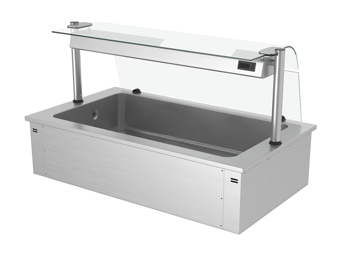 Встроенная ледяная ванна 1,5 м - Серия C GGM Gastro EA156C